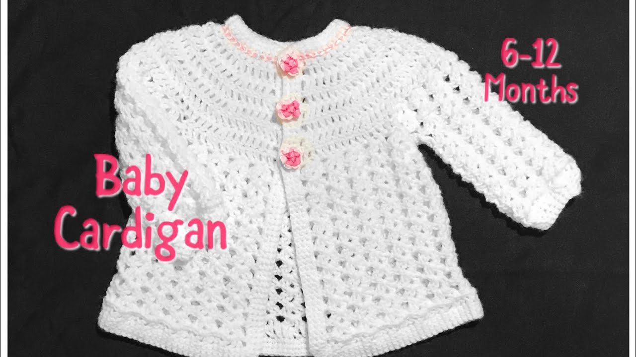 Free Crochet Sweater Patterns For Girls Crochet Ba Cardigan Matinee Coat Or Jacket 6 12 Months Fast And