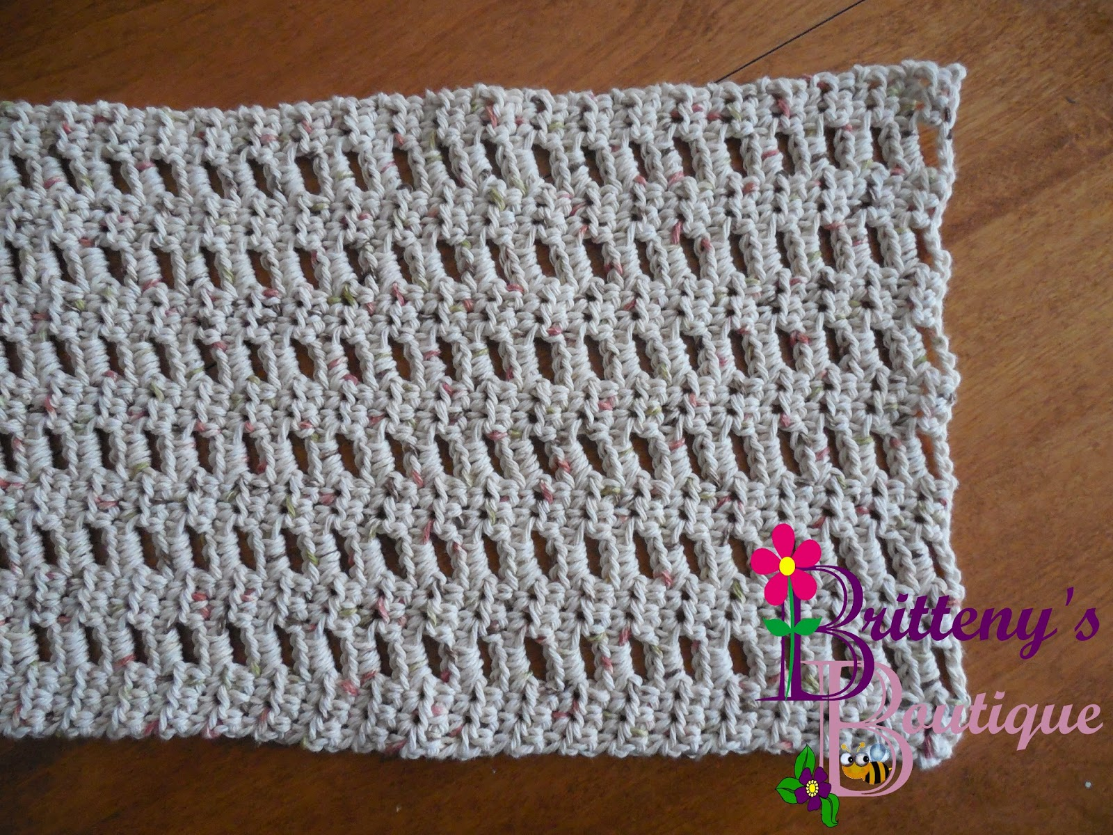 Free Crochet Table Runner Patterns Britteny Off The Hook Babbling Brook Cotton Table Runner
