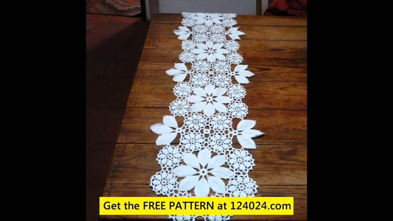 Free Crochet Table Runner Patterns Easy Crochet Table Runner Patterns Youtube