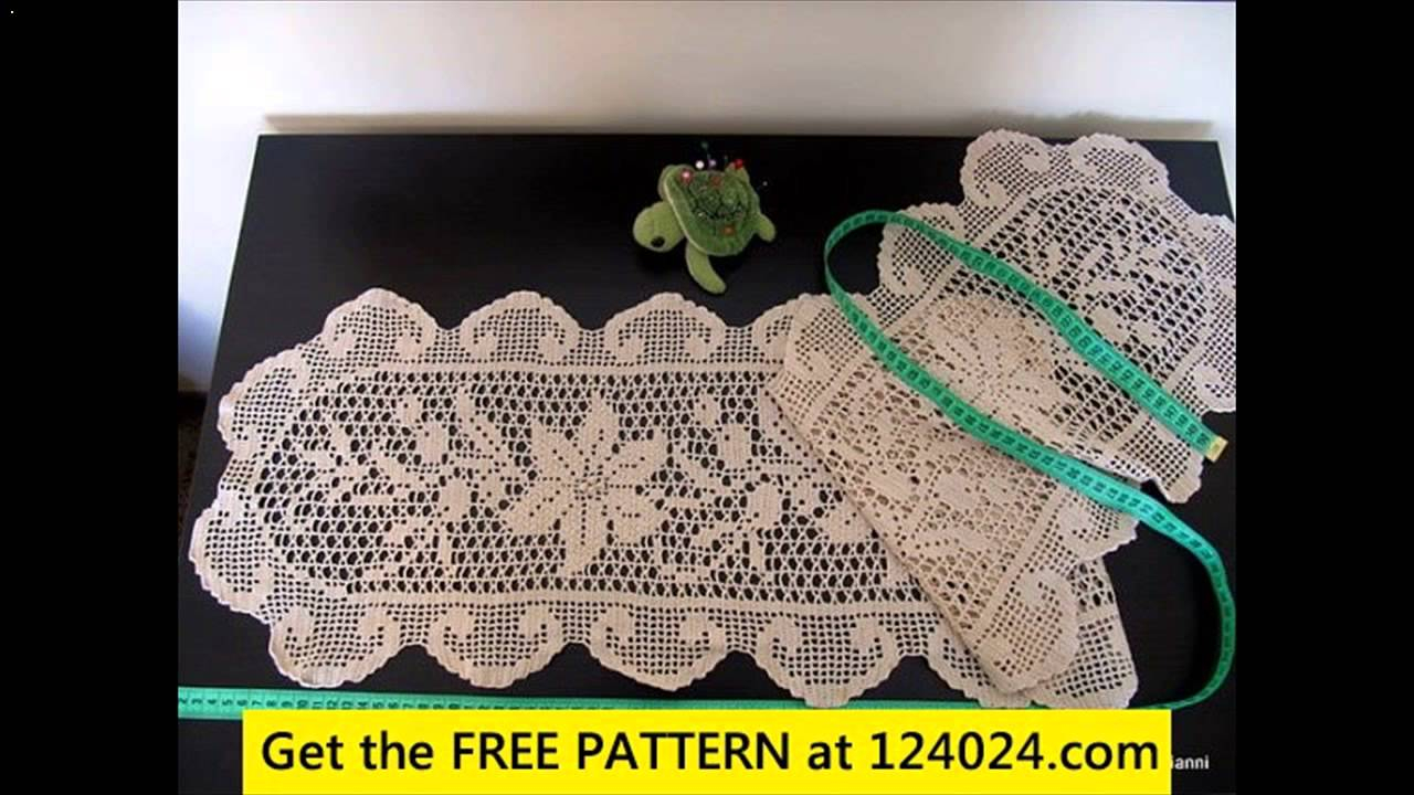 Free Crochet Table Runner Patterns Free Crochet Table Runner Tutorial Youtube