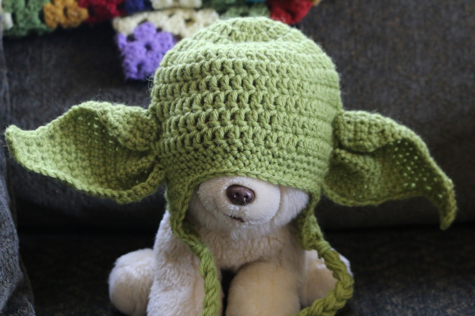 Free Crochet Yoda Hat Pattern Chemknits Crochet A Yoda Ba Hat I Will