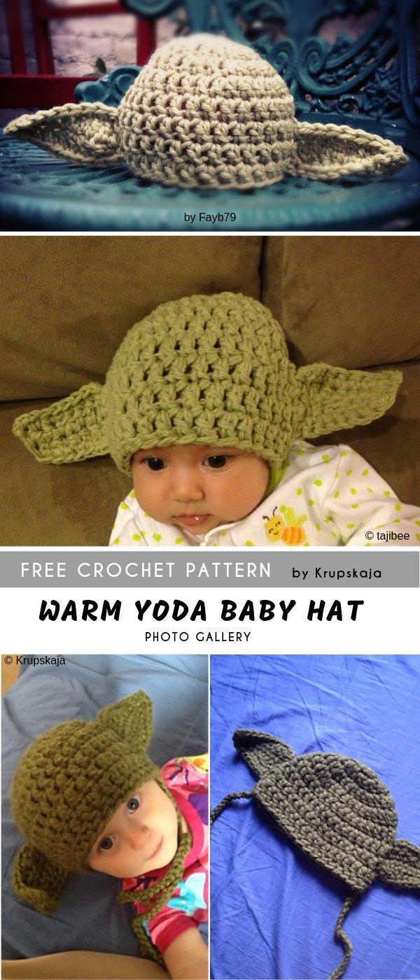 Free Crochet Yoda Hat Pattern Elephant Yoda Kola Ba Crochet Hat Free Pattern Center