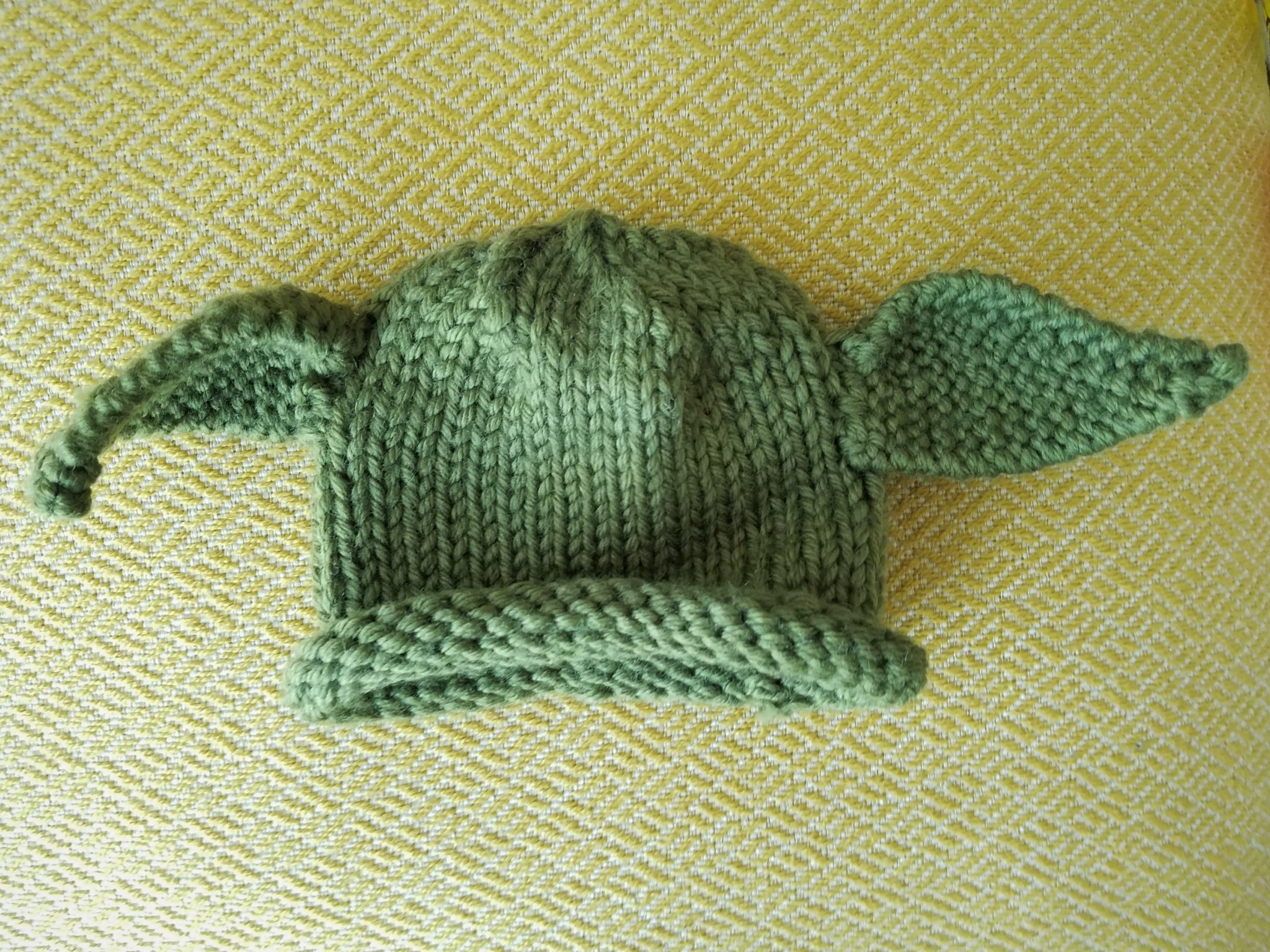 Free Crochet Yoda Hat Pattern Yoda Ba Hat And Lightsaber Yarnsley Lane