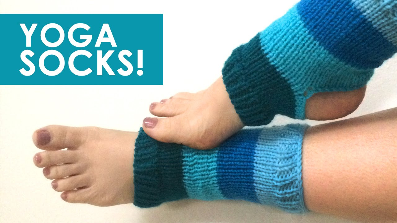 Free Crochet Yoga Socks Pattern How To Knit Yoga Socks Easy For Beginning Knitters Youtube