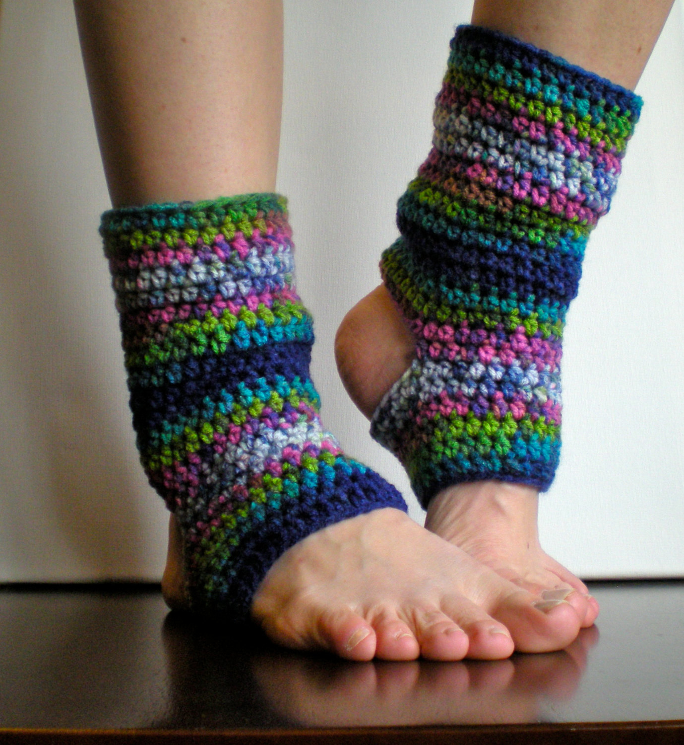 Free Crochet Yoga Socks Pattern Pattern Short Warmers Easy Crochet Pdf Leg Warmers Yoga Etsy