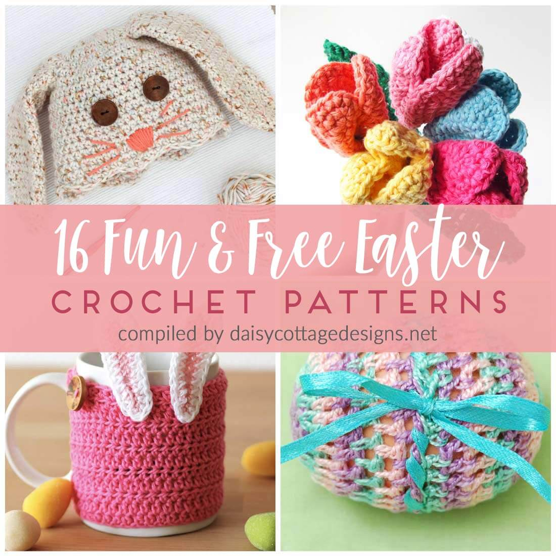 Free Crocheting Patterns 16 Free Crochet Patterns For Easter Daisy Cottage Designs