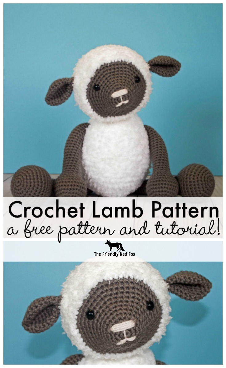 Free Crocheting Patterns Free Crochet Pattern For Crochet Lamb Thefriendlyredfox