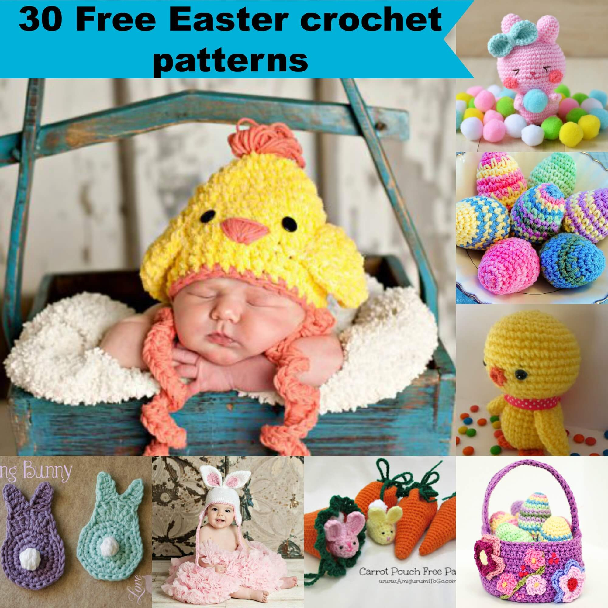 Free Easter Crochet Patterns 30 Free Easy Easter Crochet Patterns