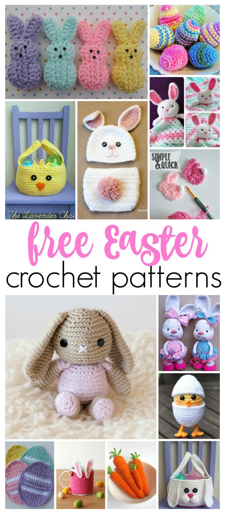 Free Easter Crochet Patterns So Many Adorable Free Easter Crochet Patternsbunnys Chicks Eggs