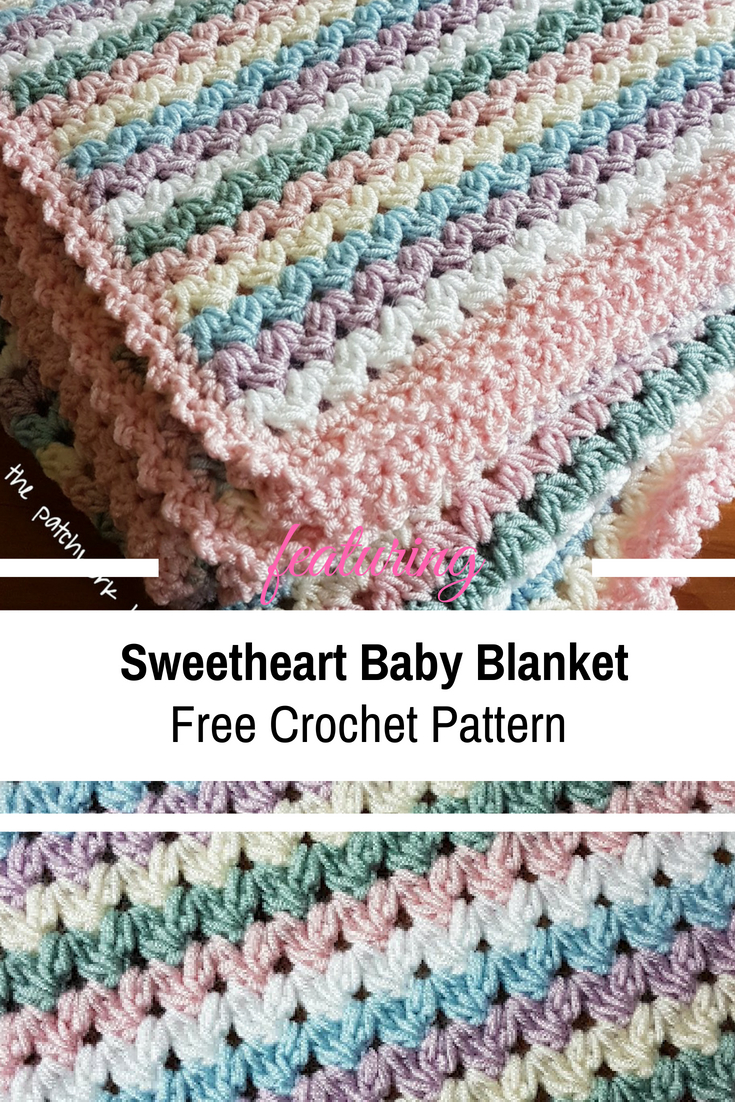 Free Easy Crochet Patterns Free Pattern Simple And Easy Sweetheart Ba Blanket Crochet