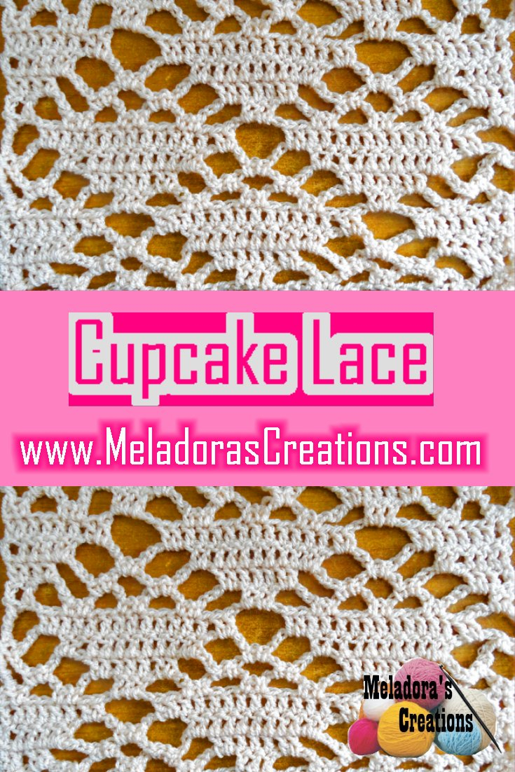 Free Filet Crochet Patterns Cupcake Lacy Filet Crochet Free Crochet Pattern Meladoras Creations