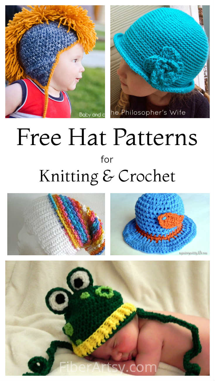 Free Hat Crochet Patterns 8 Free Hat Patterns For Knit And Crochet