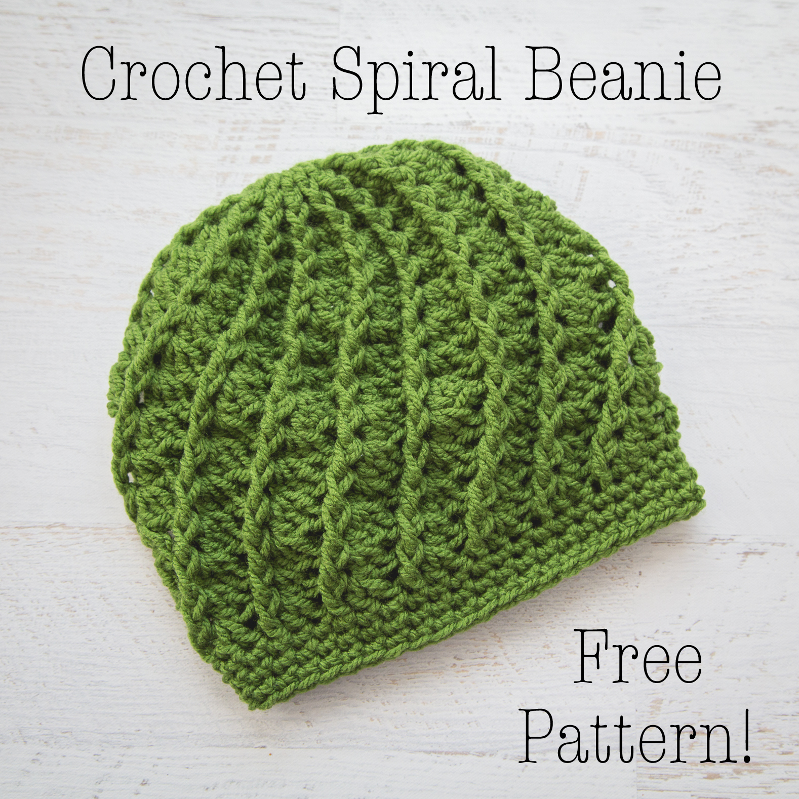 Free Hat Crochet Patterns Crochet Spiral Beanie Free Crochet Pattern Loganberry Handmade