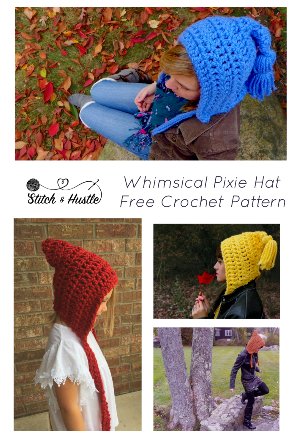 Free Hat Crochet Patterns Get Your Whimsy On Free Pixie Hat Crochet Pattern Stitch Hustle