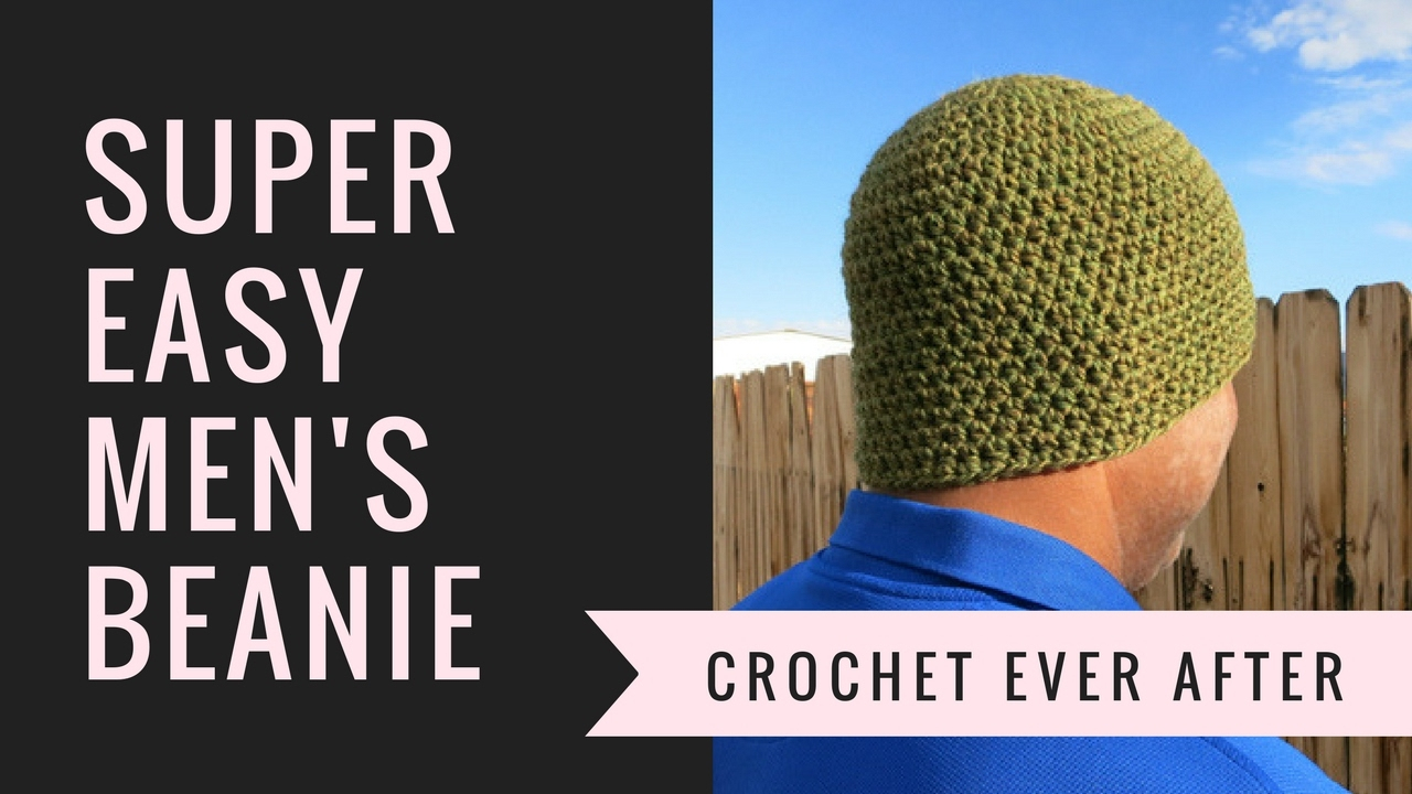 Free Mens Crochet Hat Patterns Basic Mens Beanie Free Pattern Workshop Youtube