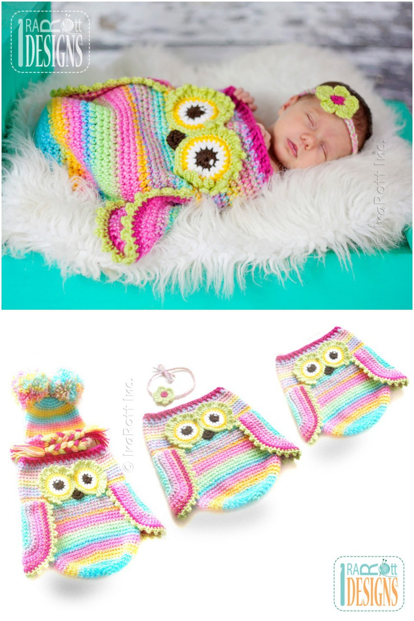 Free Owl Cocoon Crochet Pattern Crochet Cute Ba Owl Cocoon With Pattern