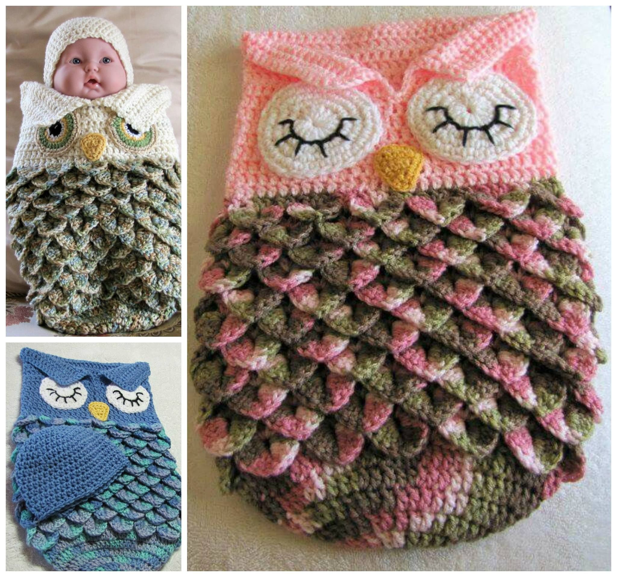 Free Owl Cocoon Crochet Pattern Crocheted Owl Snuggie For Newborns Hob Pinterest Crochet