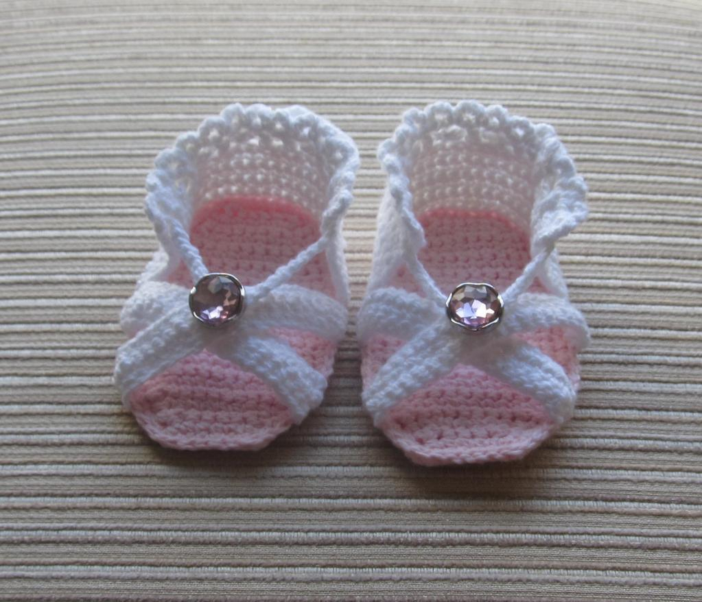 Free Pattern For Baby Sandals To Crochet Crochet Ba Girl Sandals Free Pattern Crochet Newborn Ba Booties