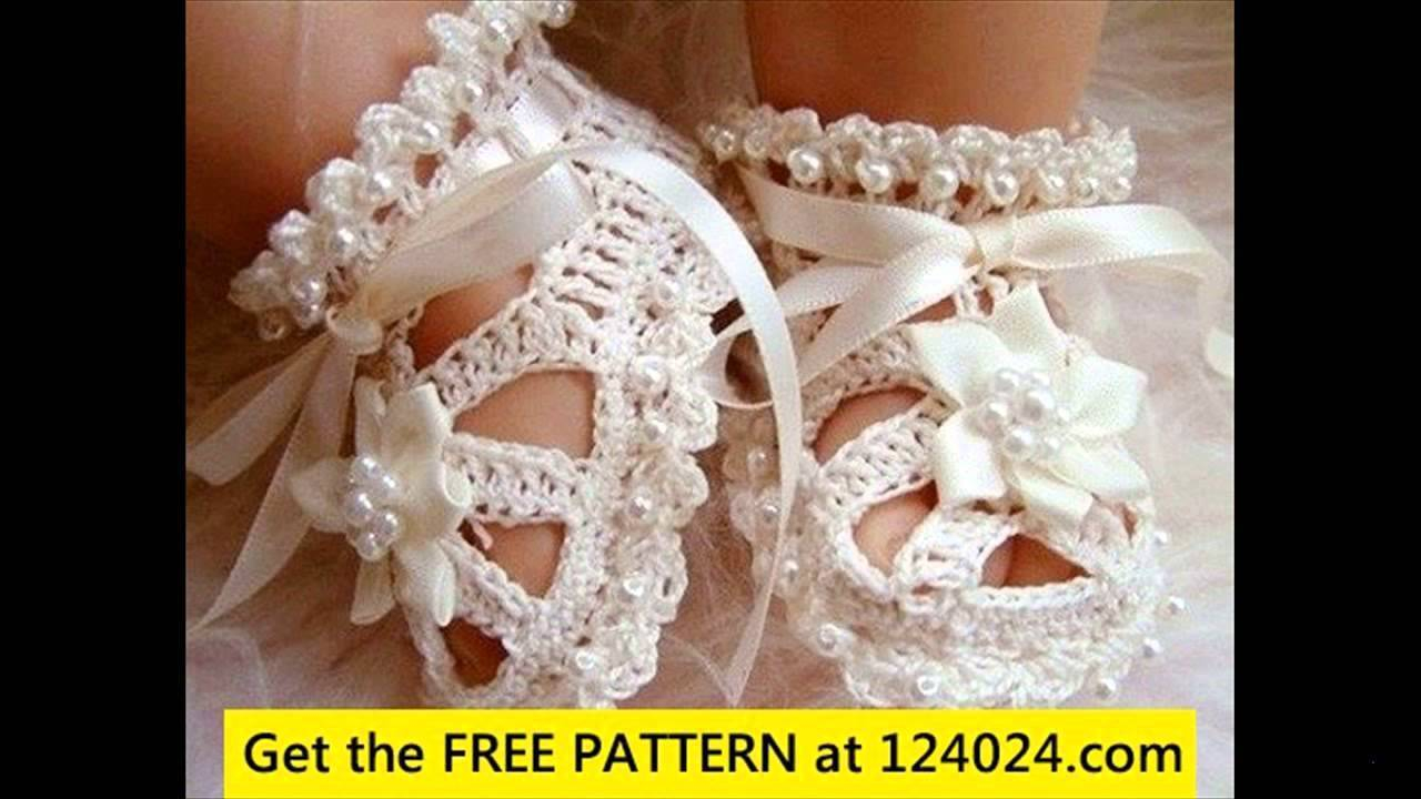 Free Pattern For Baby Sandals To Crochet Crochet Ba Sandals Tutorial Youtube Shoes Empoto