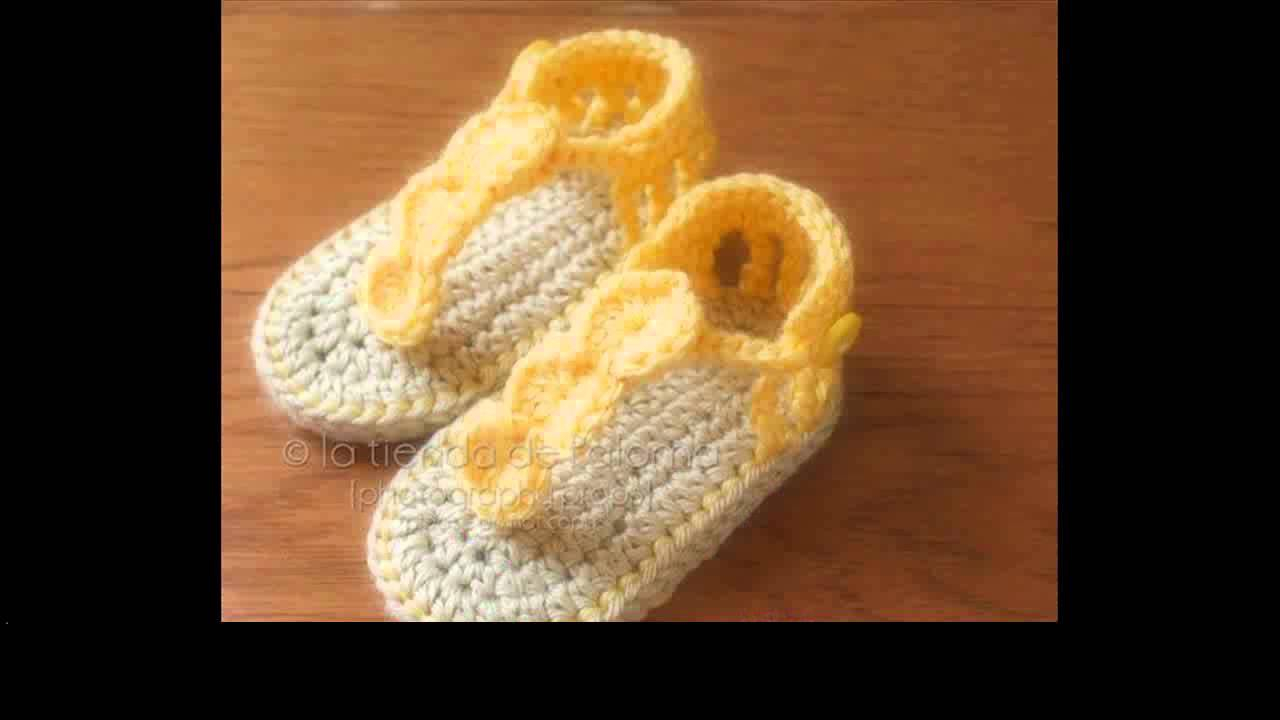 Free Pattern For Baby Sandals To Crochet Easy Crochet Ba Sandals Pattern Youtube