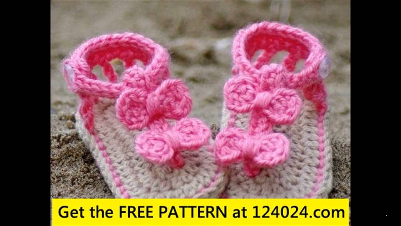 Free Pattern For Baby Sandals To Crochet Free Crochet Ba Sandals Pattern Youtube