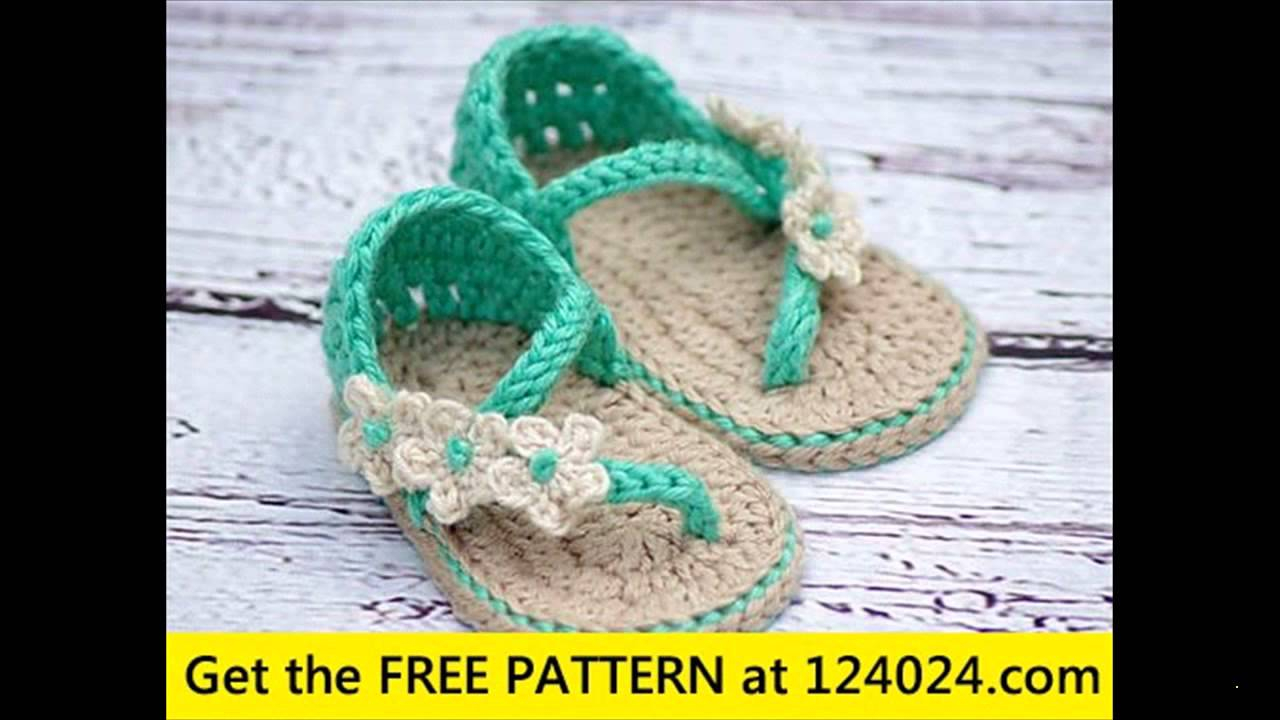 Free Pattern For Baby Sandals To Crochet Free Crochet Ba Sandals Patterns Youtube