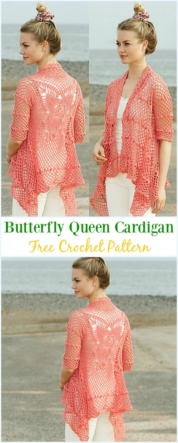 Free Pattern For Crochet Cardigan 45 Crochet Women Sweater Coat Cardigan Free Patterns Open Front