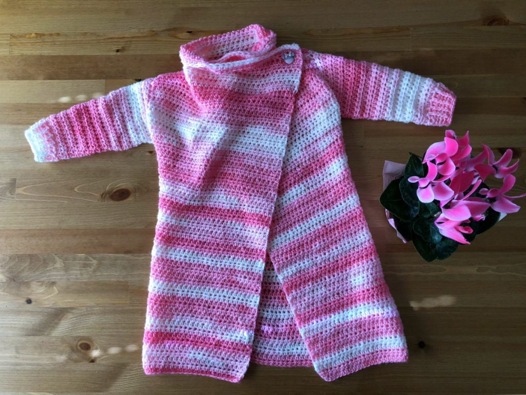 Free Pattern For Crochet Cardigan Toddler Size Blanket Cardigan Free Crochet Pattern Size 23t