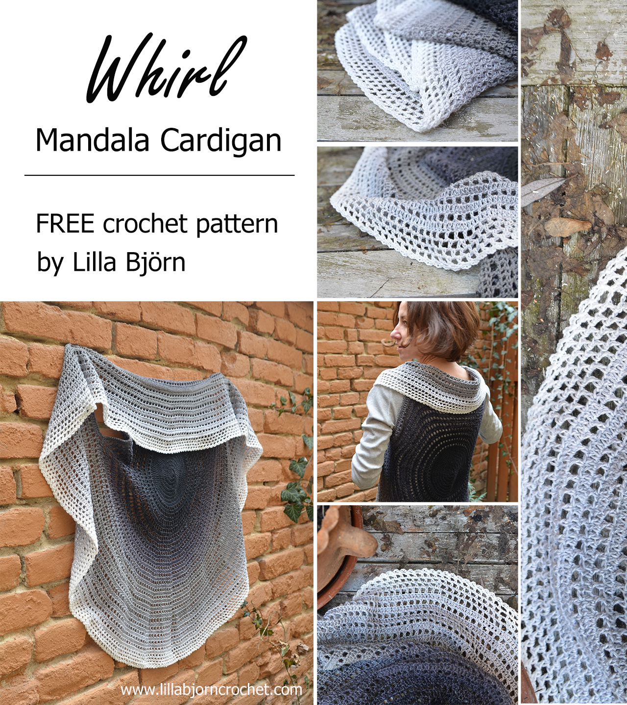Free Pattern For Crochet Cardigan Whirl Mandala Cardigan Free Crochet Pattern Lillabjrns Crochet