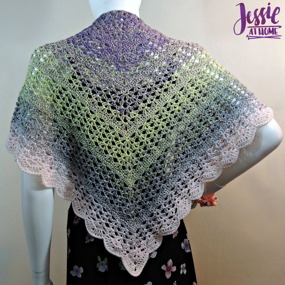 Free Shawl Crochet Patterns A New Wrap W Red Heart Its A Wrap Rainbow Yarn Jessie At Home
