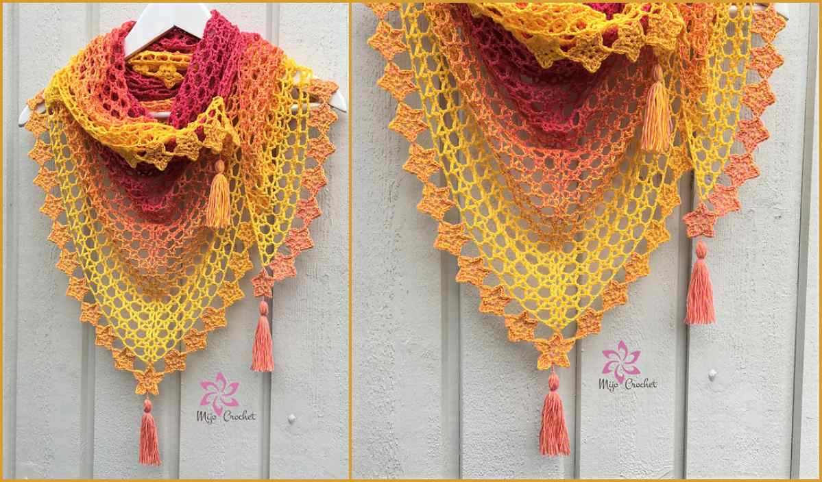 Free Shawl Crochet Patterns Tea Flower Shawl Wrap Free Pattern Your Crochet