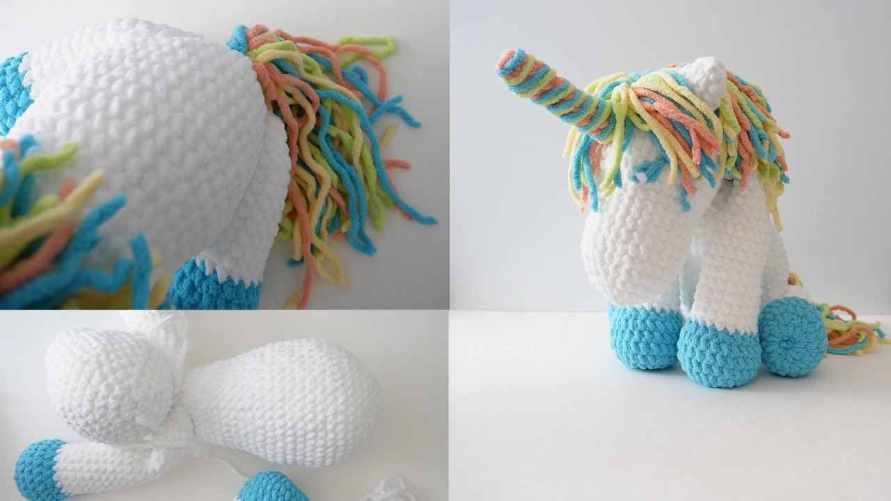 Free Unicorn Crochet Pattern Cuddles Crochet Unicorn Pattern And Tutorial Youtube