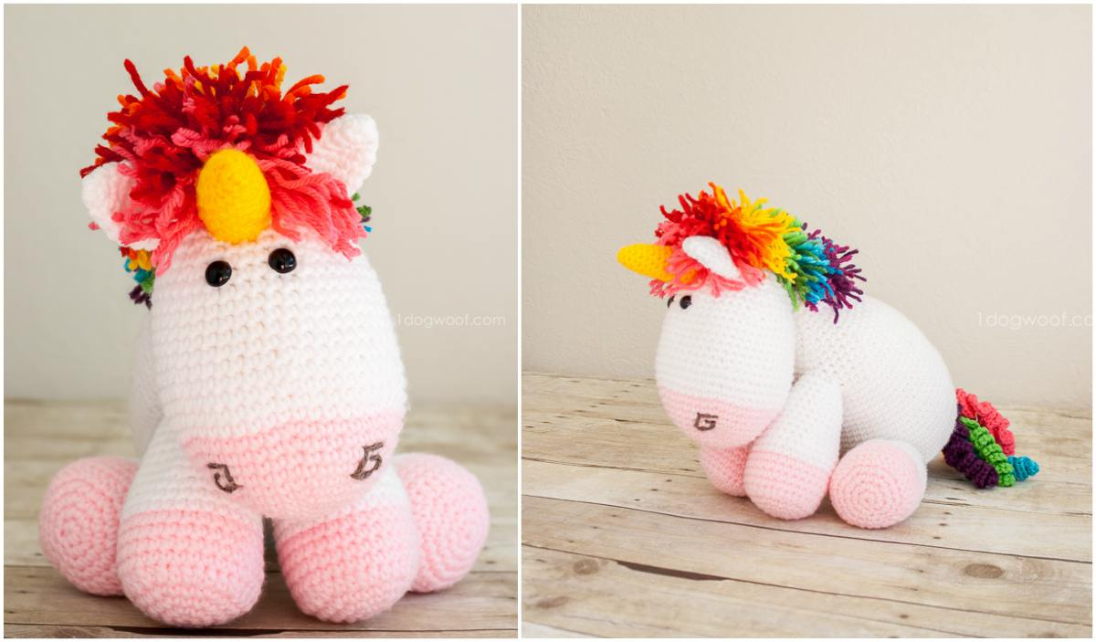 Free Unicorn Crochet Pattern Rainbow Cuddle Unicorn Amigurumi Free Pattern Your Crochet