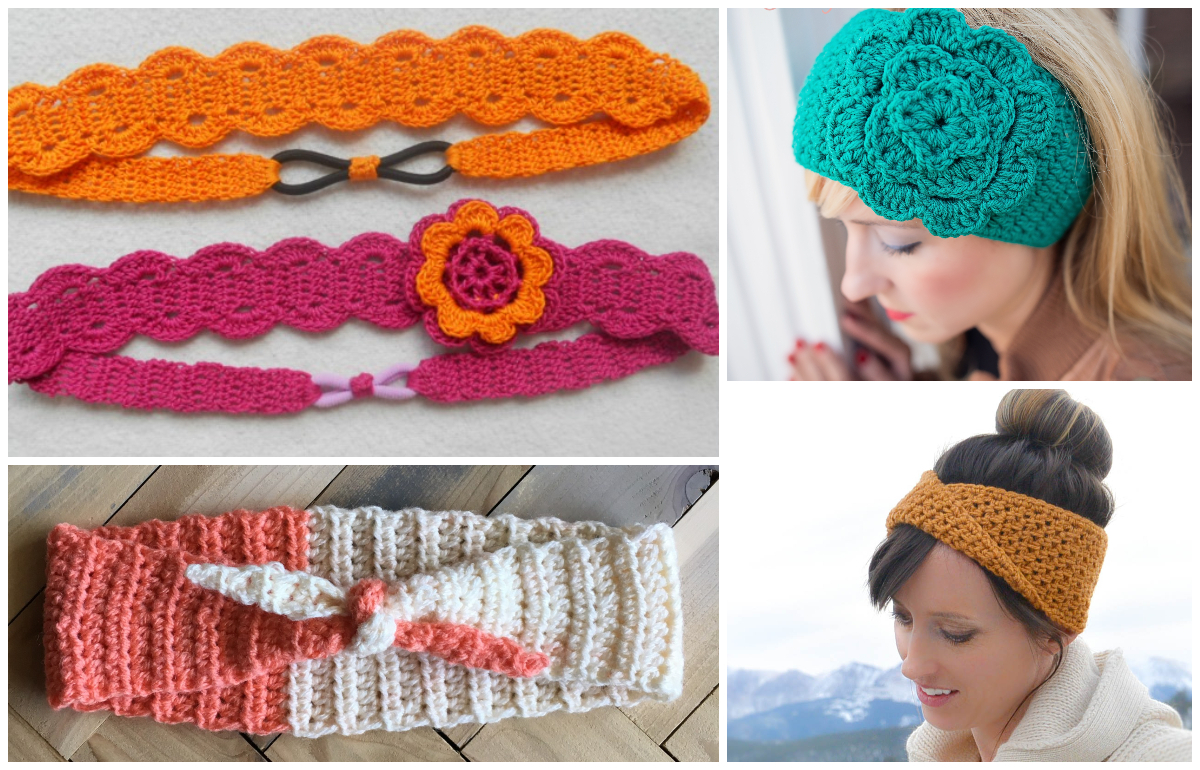 Hair Band Crochet Pattern Cute Beauty Headband Crochet Free Patterns Niftygranny