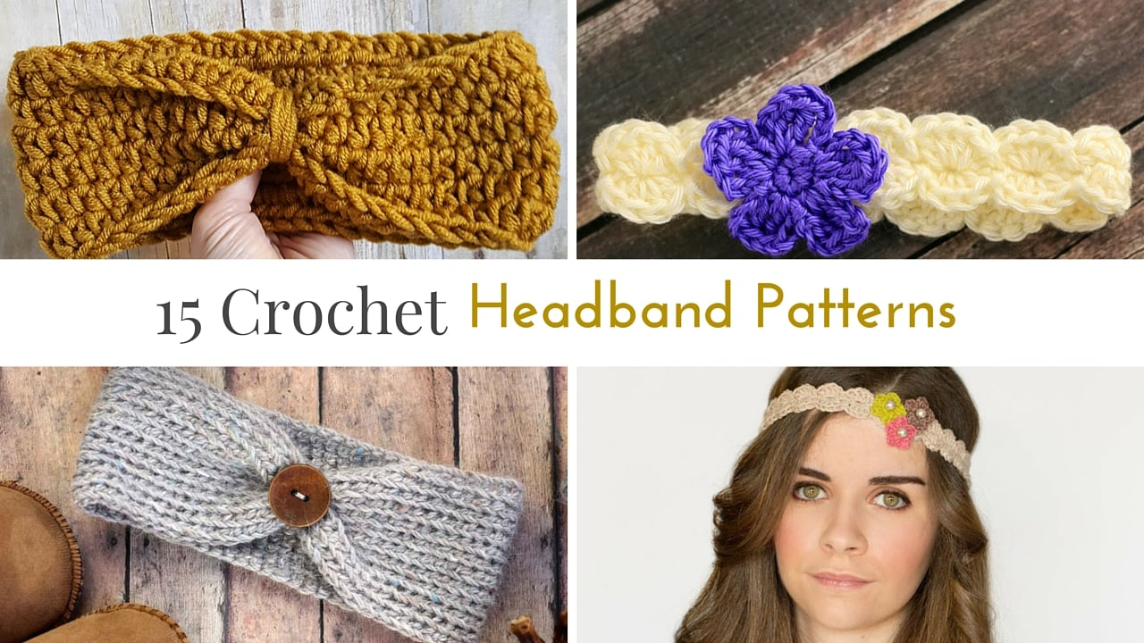 Hair Band Crochet Pattern Free Crochet Headband Patterns
