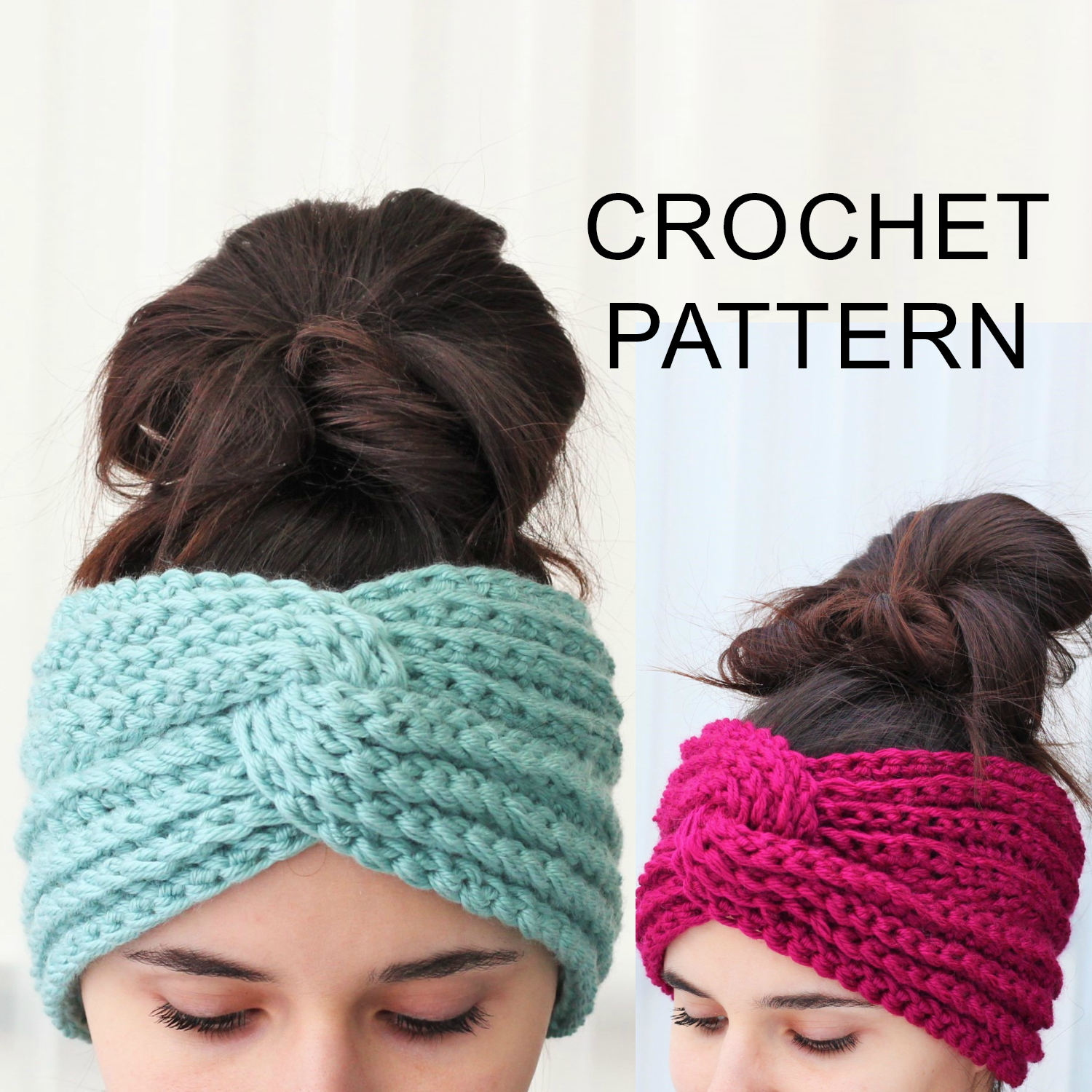 Hair Band Crochet Pattern Hana Headband Ear Warmer Crochet Pattern Pdf The Easy Design
