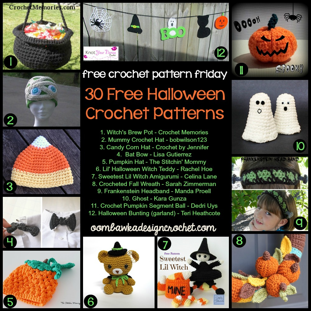 Halloween Crochet Patterns 30 Free Halloween Crochet Patterns Oombawka Design Crochet