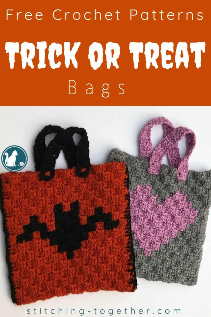 Halloween Crochet Patterns Crochet Trick Or Treat Bag Pattern Free Patterns Stitching Together