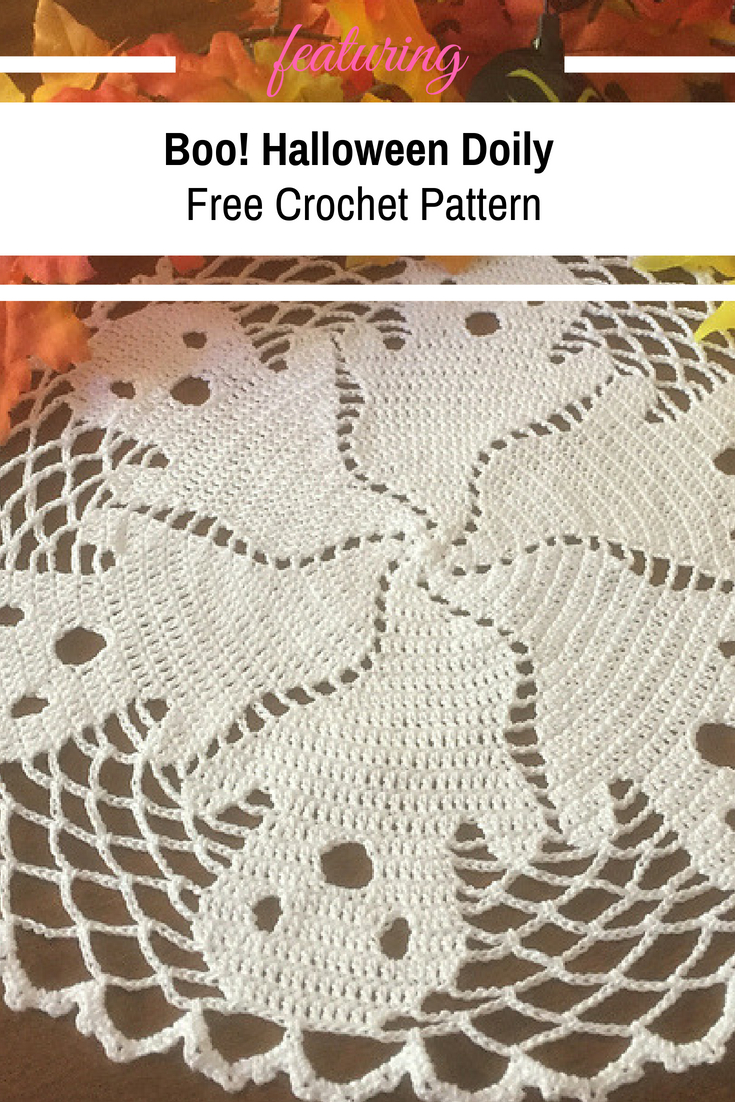 Halloween Crochet Patterns Funny And Clever Halloween Doily Free Pattern Knit And Crochet Daily