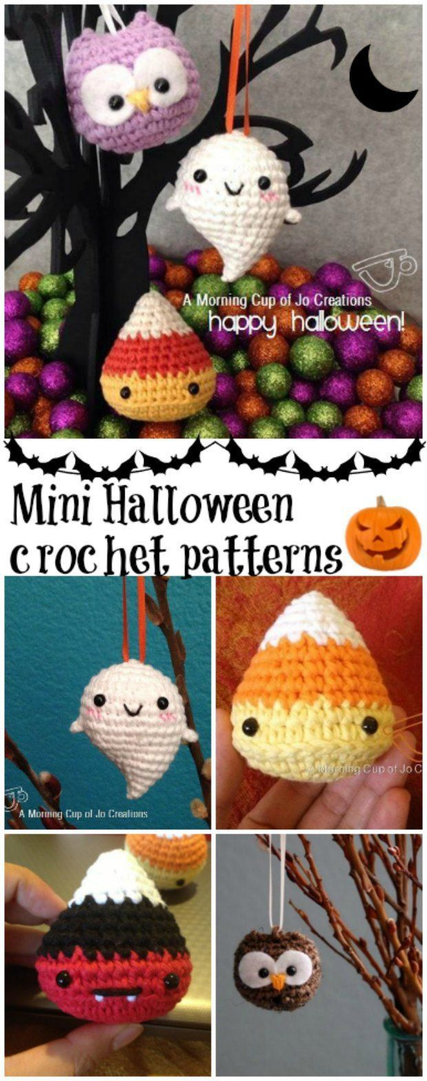 Halloween Crochet Patterns Halloween Amigurumi Crochet 3 Crochet Minis Fun Craft Ideas