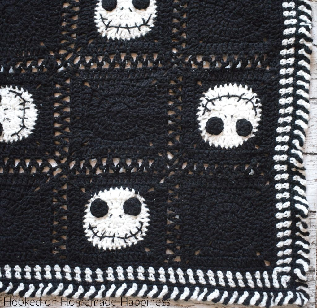 Halloween Crochet Patterns Halloween Crochet Blanket Hooked On Homemade Happiness
