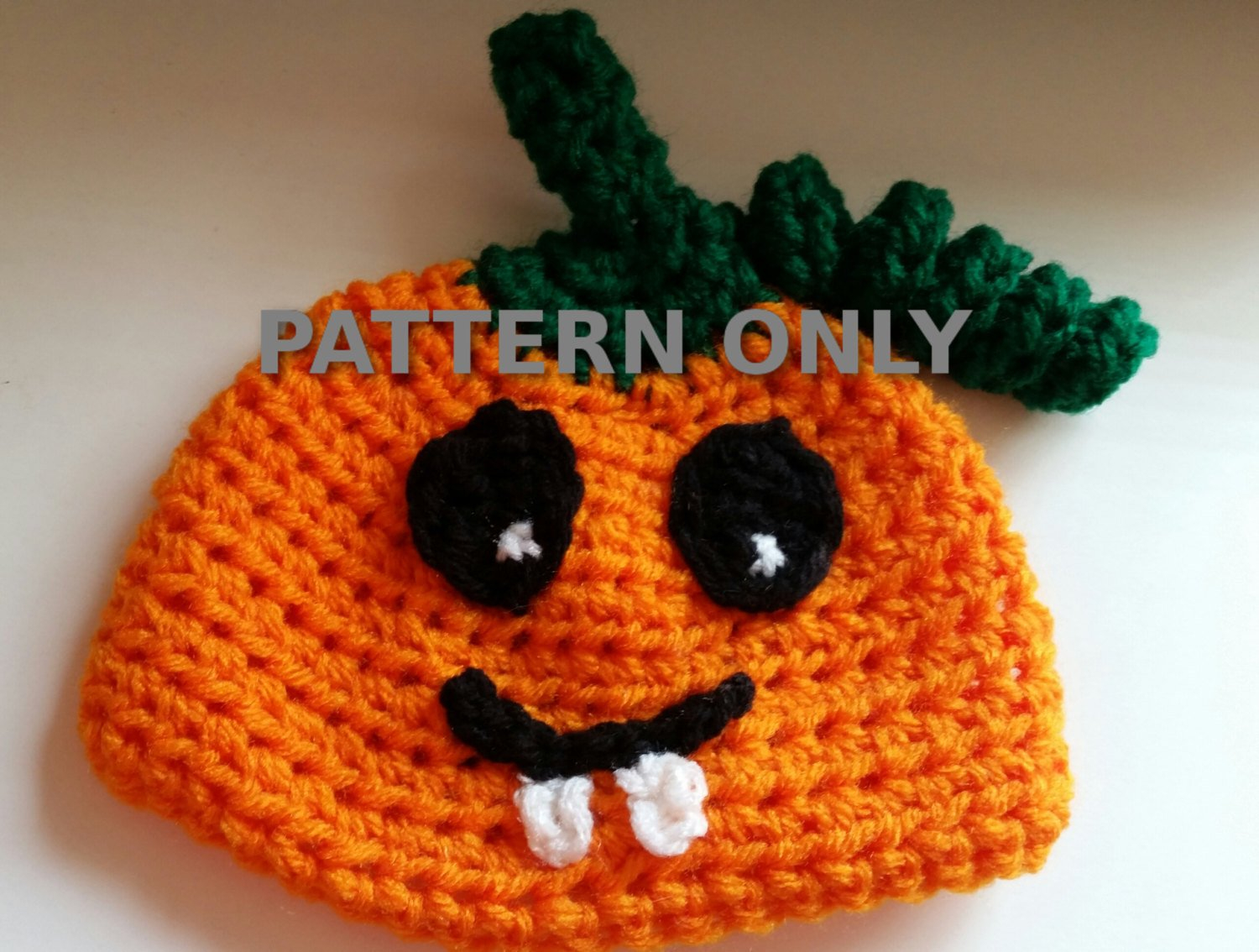 Halloween Crochet Patterns Silly Pumpkin Hat Pdf Crochet Pattern Halloween Crochet Etsy