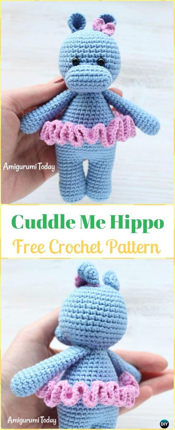 Happy Hippo Crochet Pattern Free Amigurumi Crochet Hippo Toy Softies Free Patterns