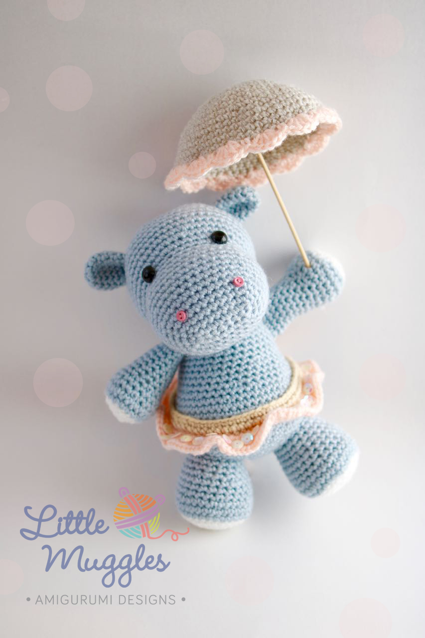 Happy Hippo Crochet Pattern Free Little Muggles Hanna The Hippo Wins 2nd Place