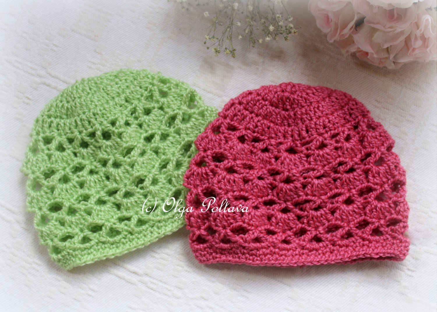 Hat Crochet Pattern Bright Shells Ba Hat Crochet Pattern Size 0 3 Months Ba Etsy