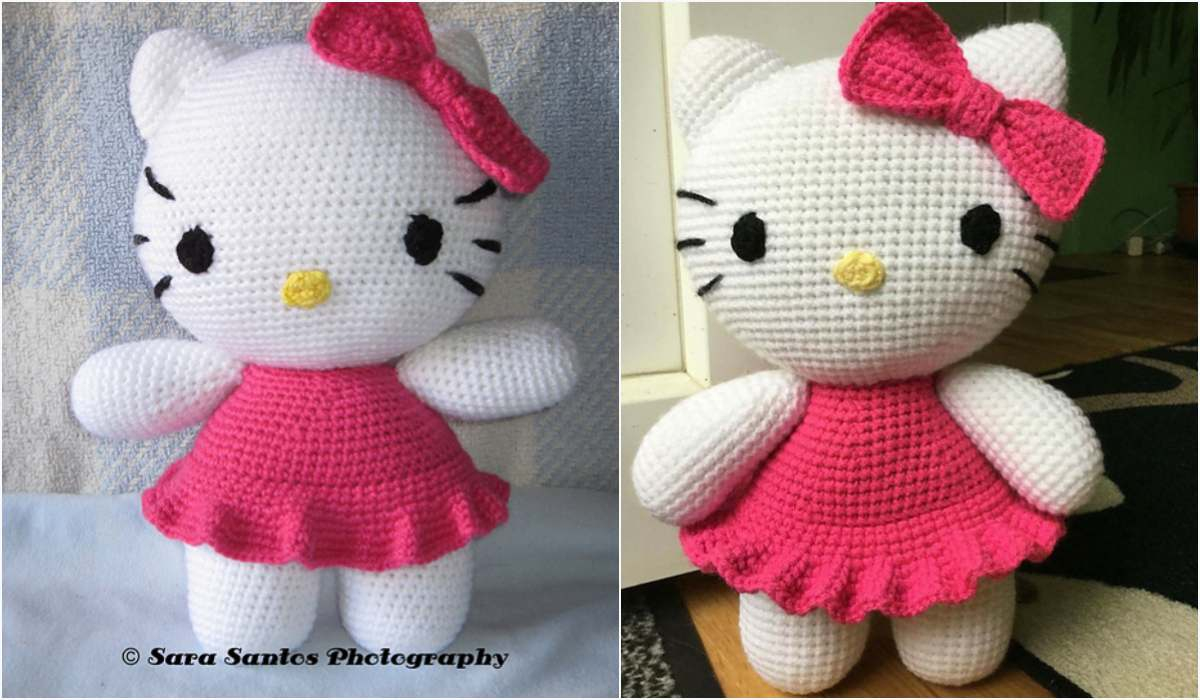 Hello Kitty Crochet Pattern Amigurumi 1 Big Hello Kitty Free Crochet Pattern Your Crochet