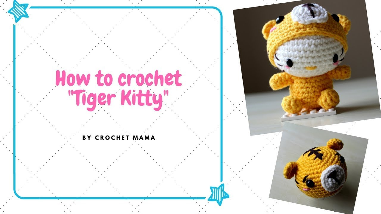 Hello Kitty Crochet Pattern Amigurumi Crochet Amigurumi Hello Kitty Chinese Zodiac Tiger Tutorial