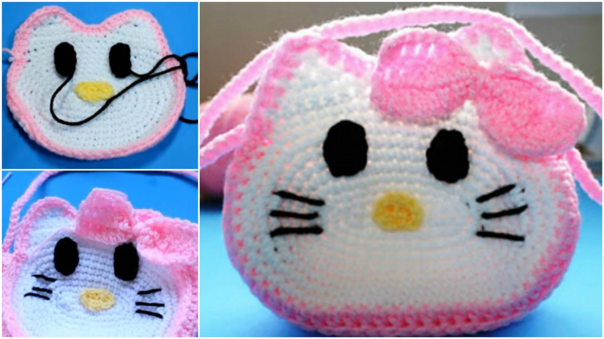 Hello Kitty Crochet Pattern Amigurumi Hello Kittys Bag Crochet Tutorial Free Styles Idea