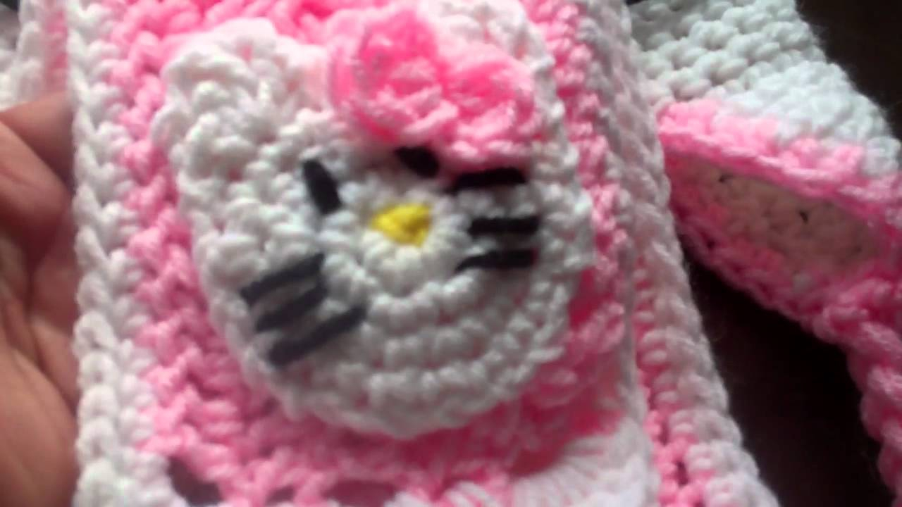 Hello Kitty Fingerless Gloves Crochet Pattern Crochet Hello Kitty Beanie And Scarf Foth Youtube
