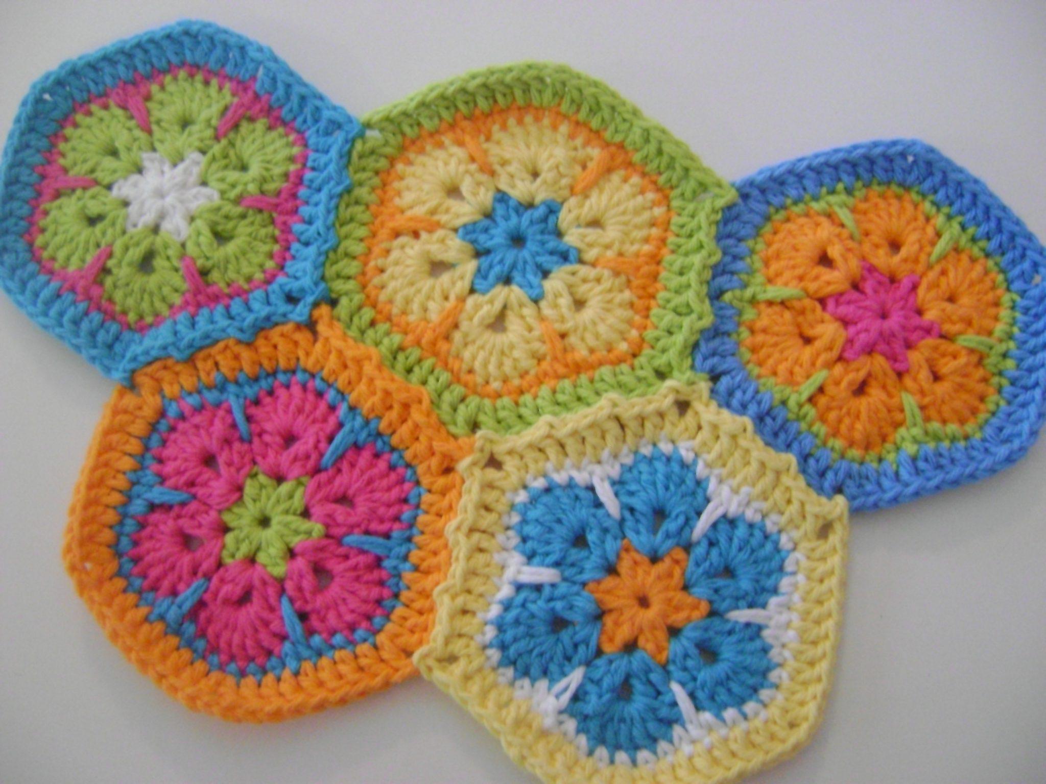 Hexagon Crochet Pattern Hexagons On Point In 10 Free Patterns